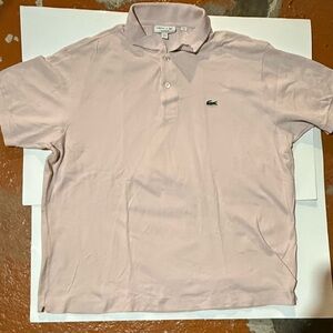 Lacoste Classic Fit Men's Light Pink Polo Shirt XXL